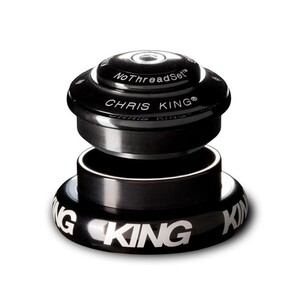 CHRIS KING Inset 7 ZS 44mm│EC 44mm OD 1-1/8"│1-1/2" Headset - Black
